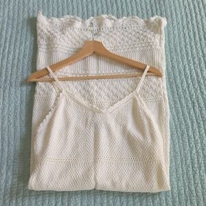 Freshman - Ivory / White Knit Dress M
